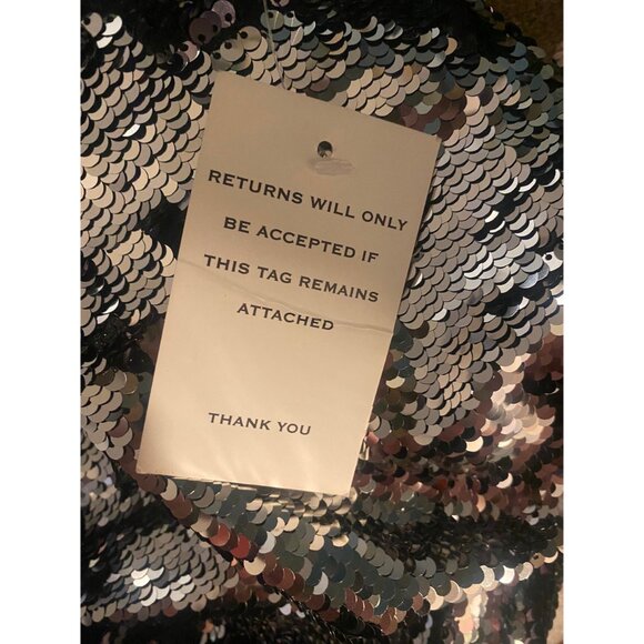 Sequin Floral Embroidery Mini Skirt - Picture 3 of 4